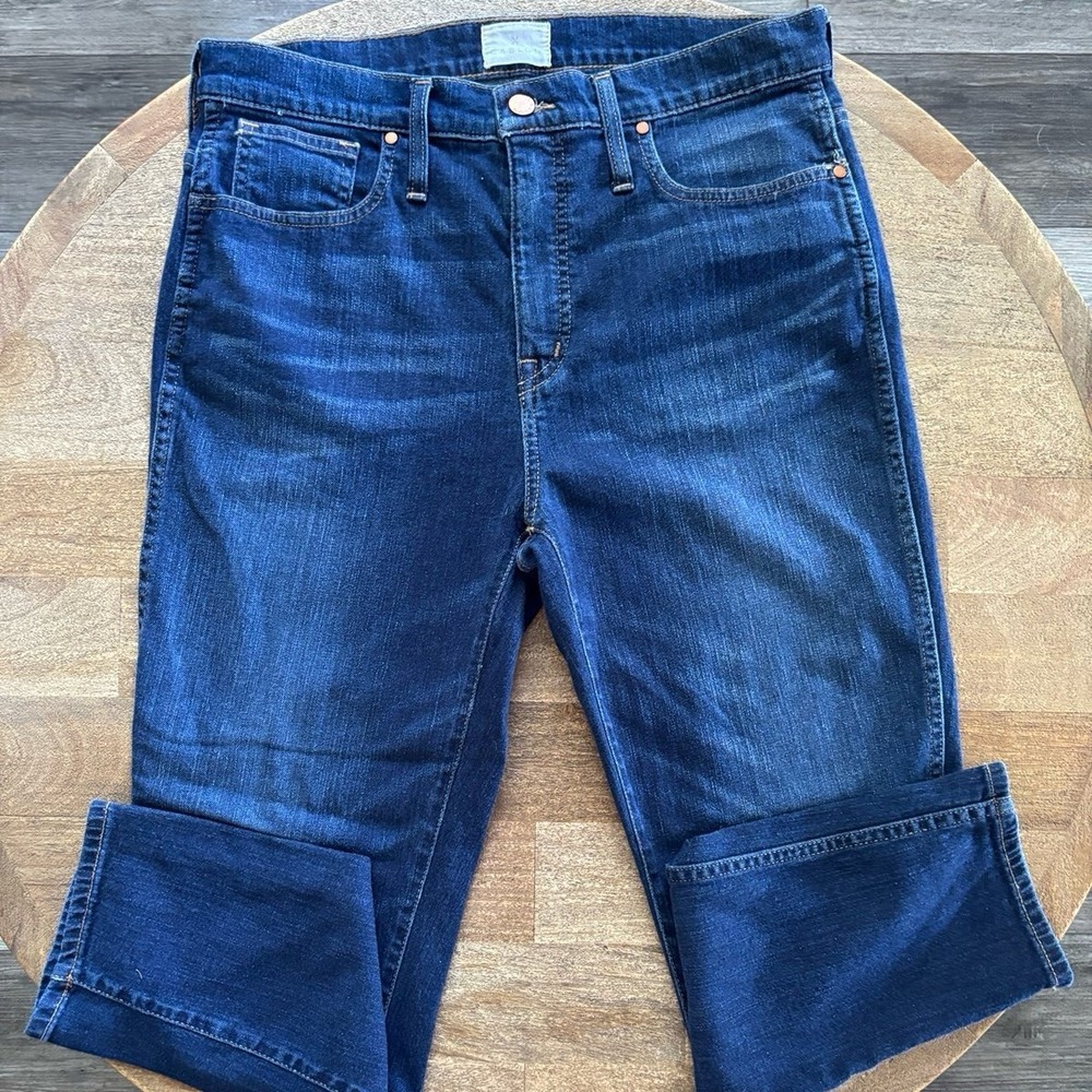 Caslon Jeans Womens Size 30/10  Blue Denim Straight High Rise Jeans